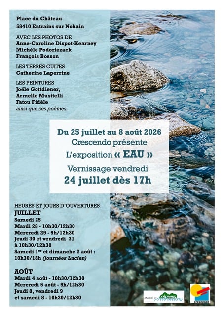 Crescendo présente l'exposition "Eau"