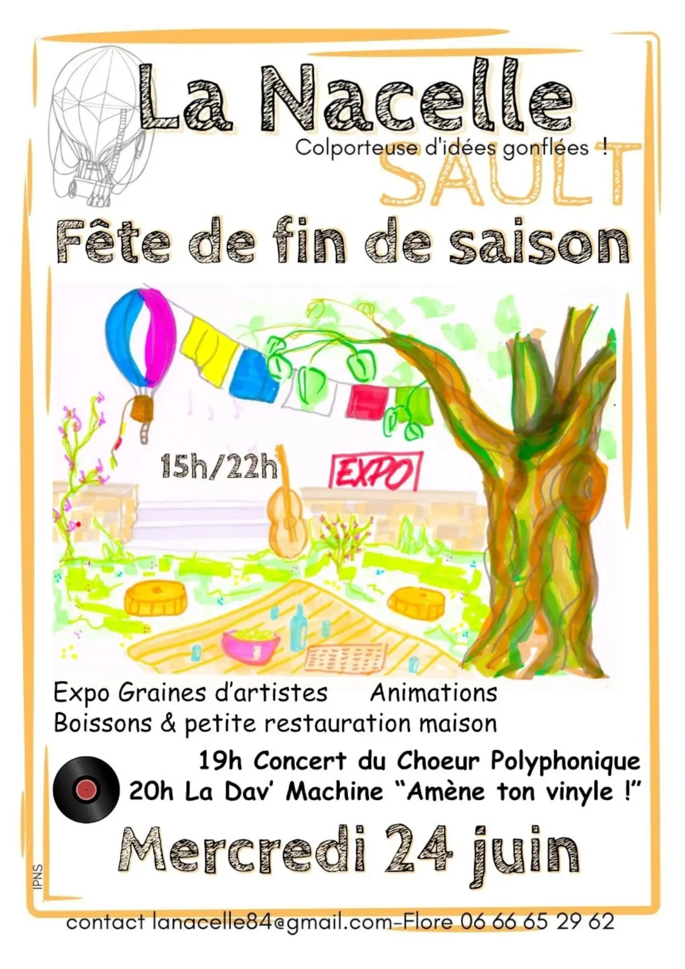 Fête de fin de saison à la Nacelle
