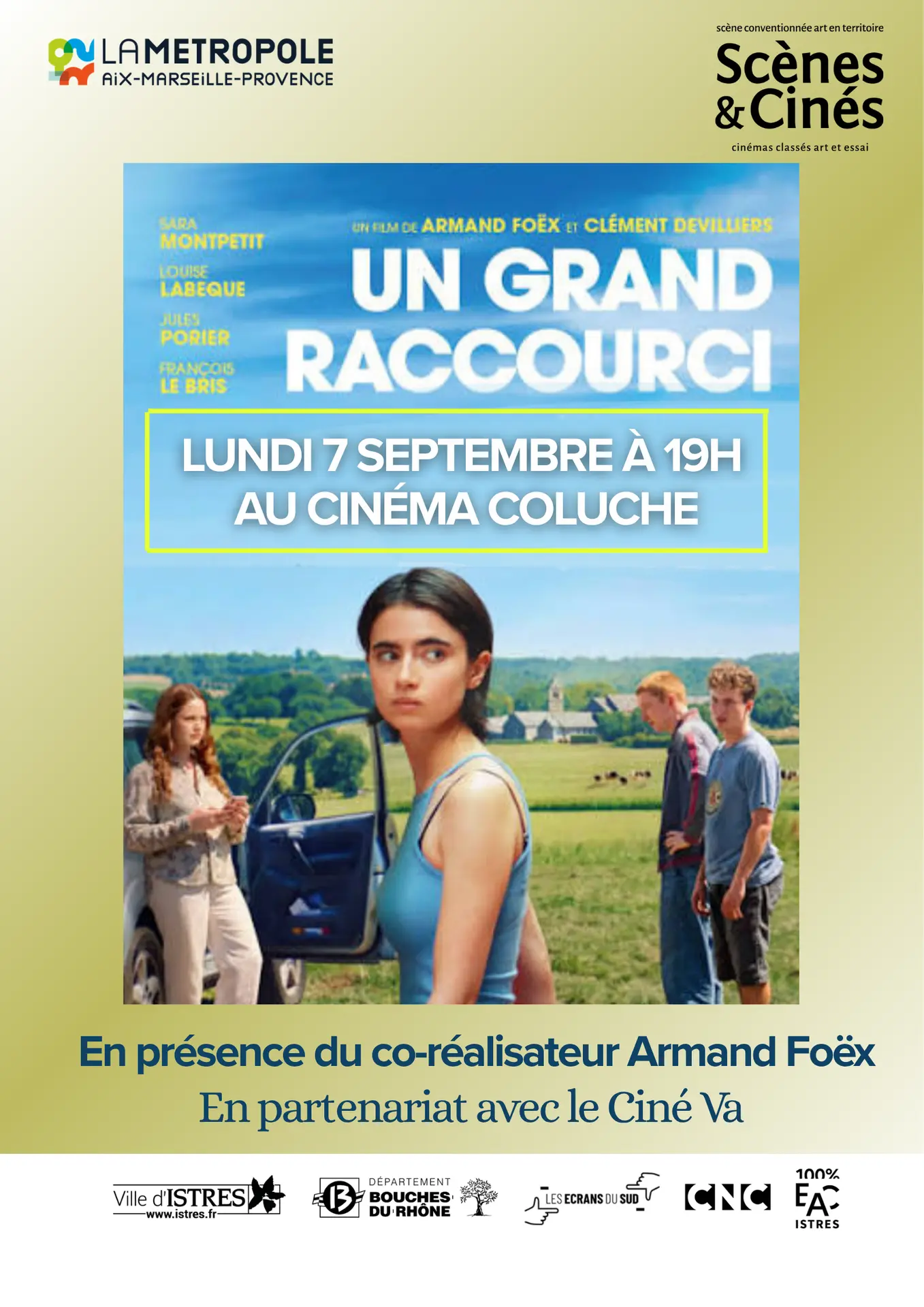 Projection du film "Un grand raccourci" en présence du co-réalisateur