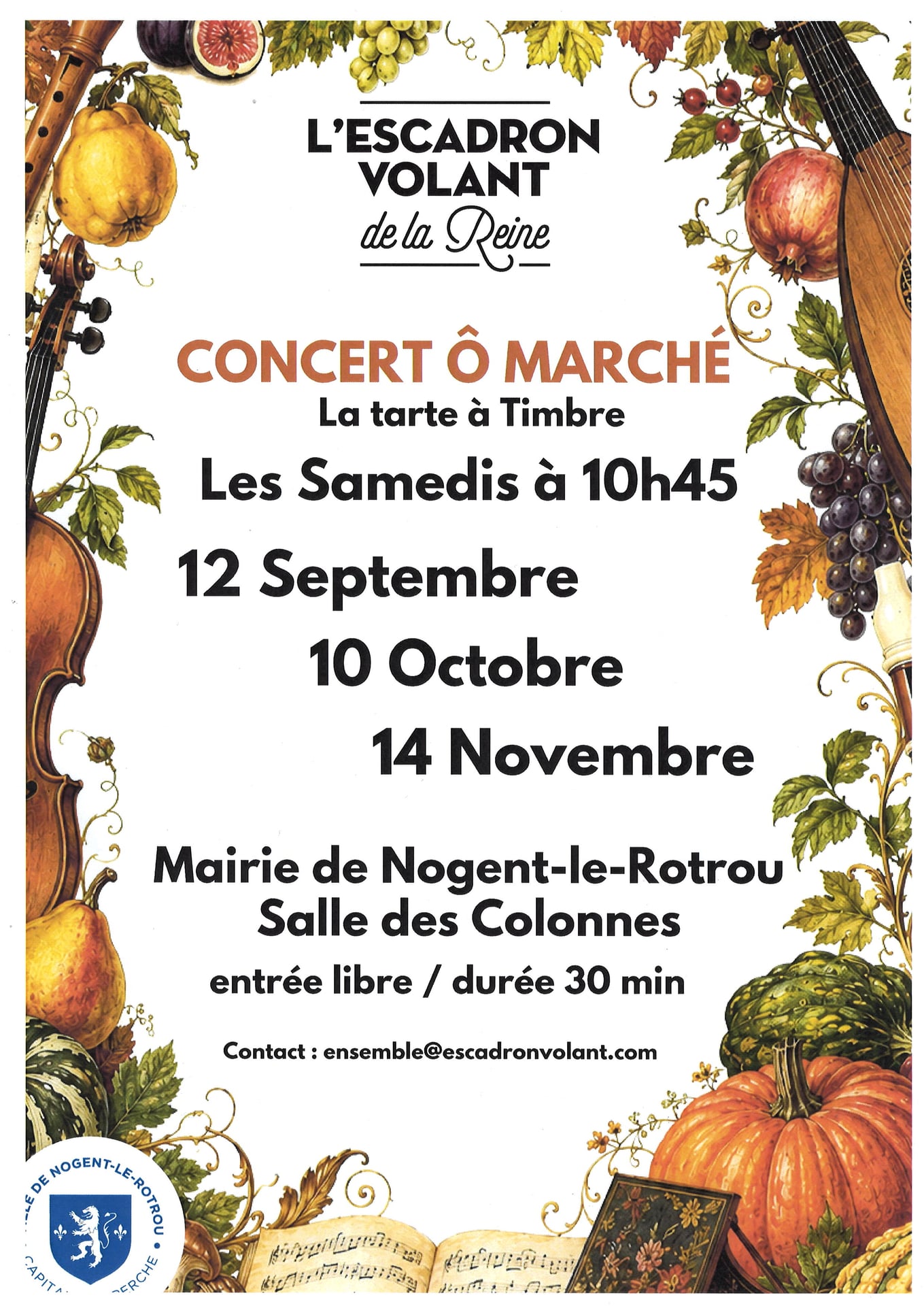 Concert Ô Marché - Novembre 2026