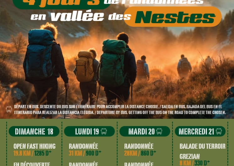 4 jours de randonnées en vallée des Nestes
