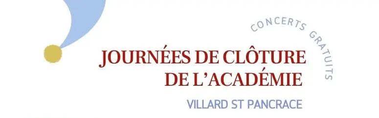 Journées De Clôture De l'Académie - Festival Violoncelles en Folie