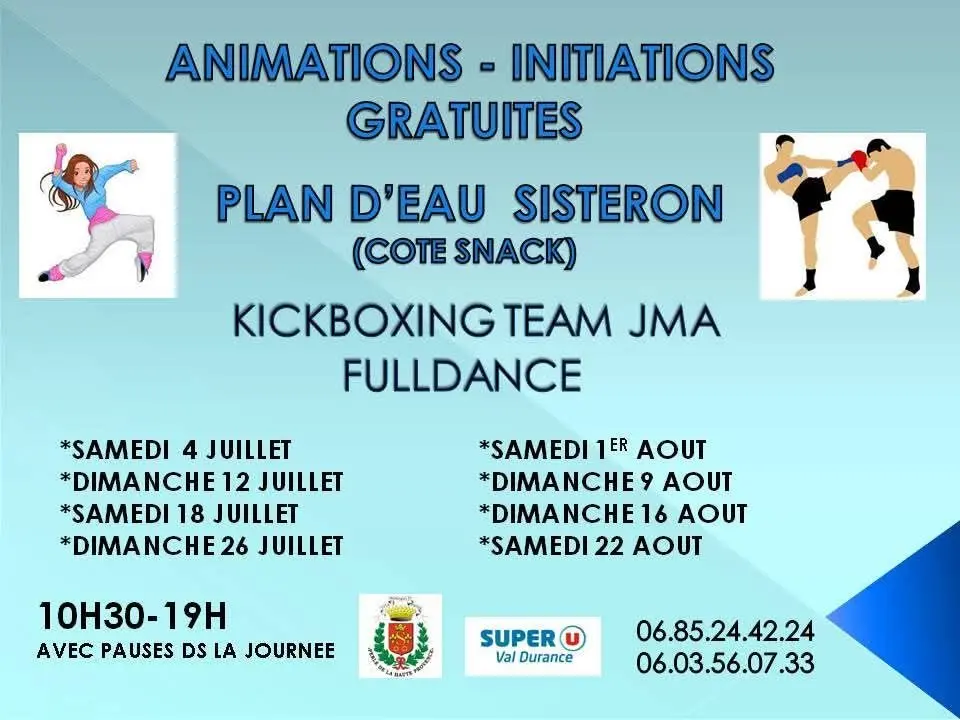 Initiation kickboxing et danse moderne