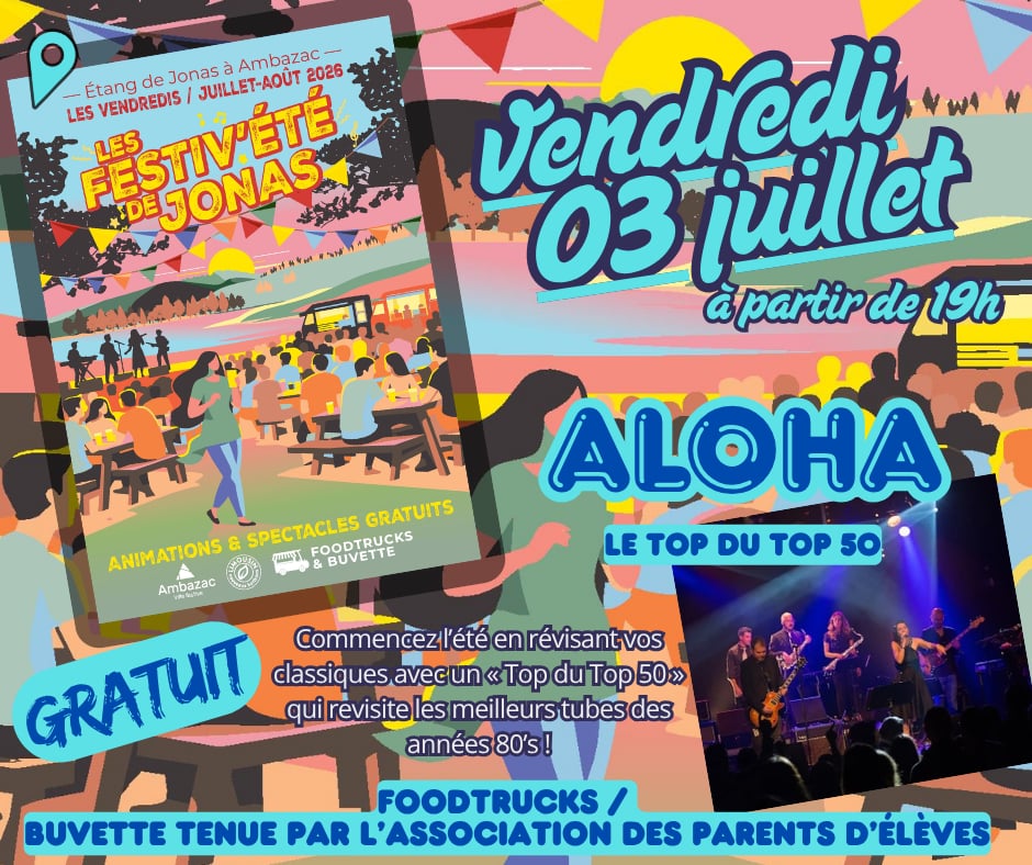 Les Festiv'Eté de Jonas : Aloha / Le Top du Top 50