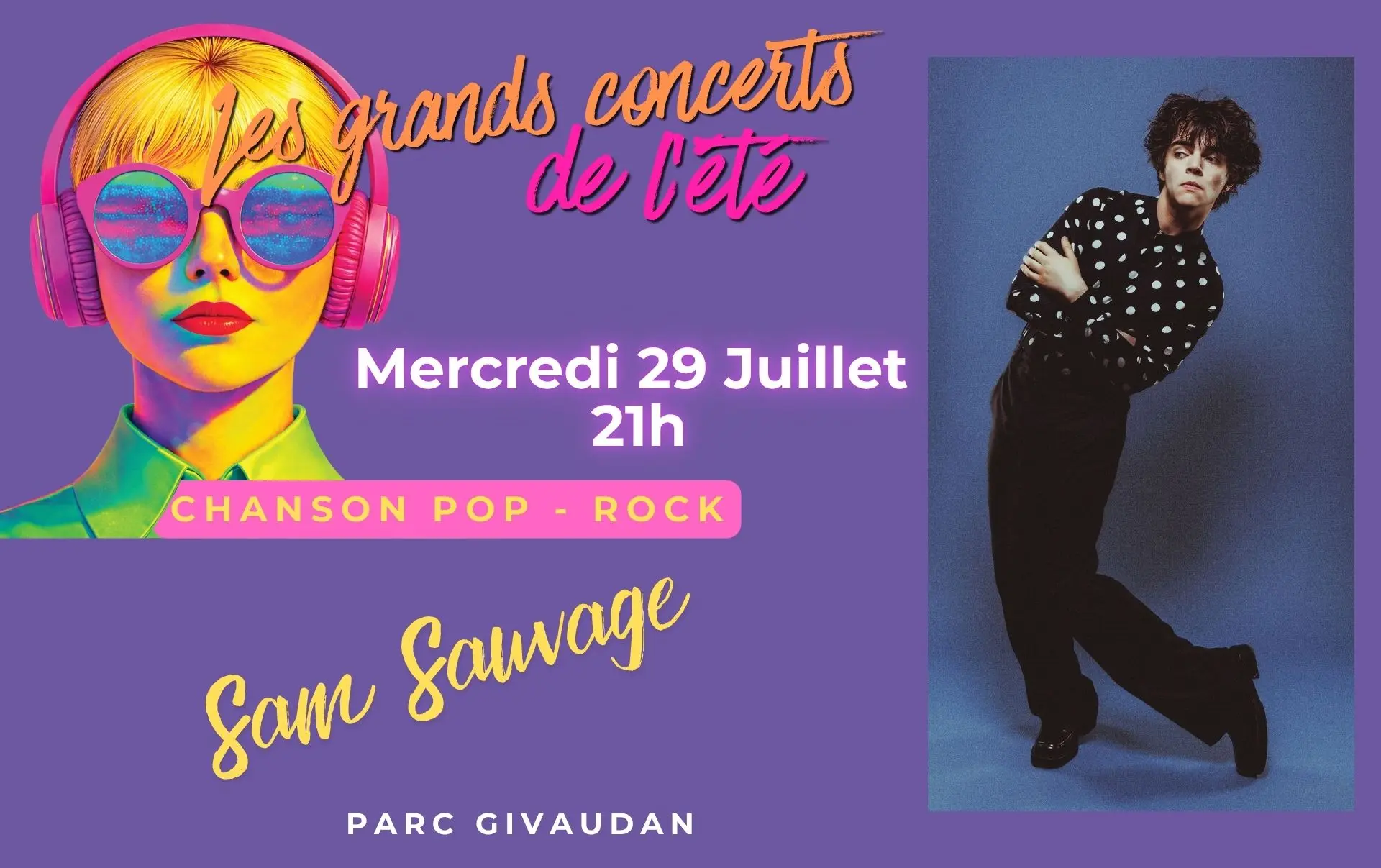 Les grands concerts de l'été - Sam Sauvage - Festival Eclat(s) d'été