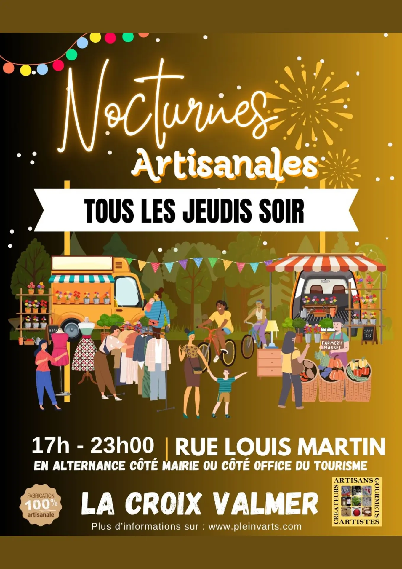 Soirée d'été : Marché nocturne artisanal
