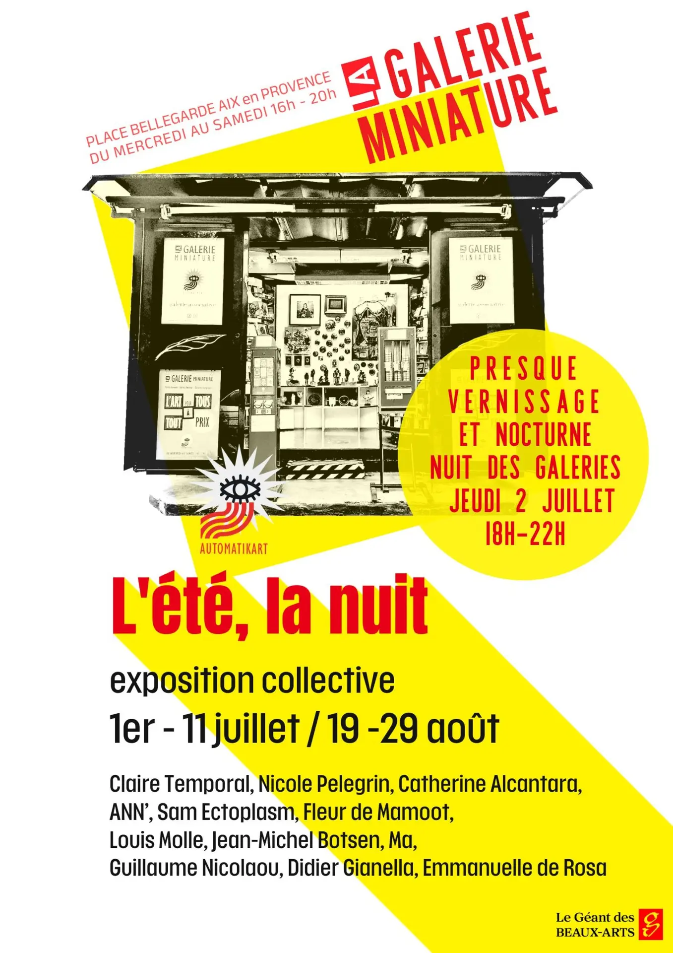 Exposition collective - L'été, la nuit