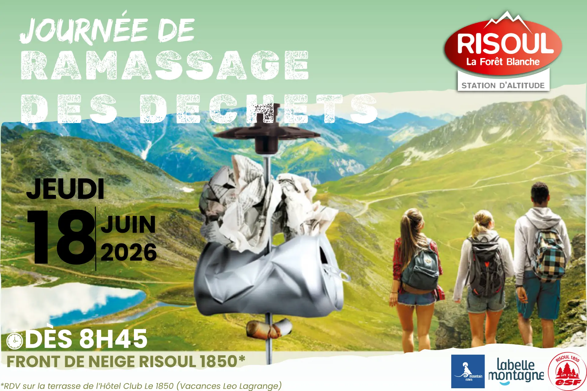 Journée Ramassage des Déchets "Montagne Zéro Déchets"