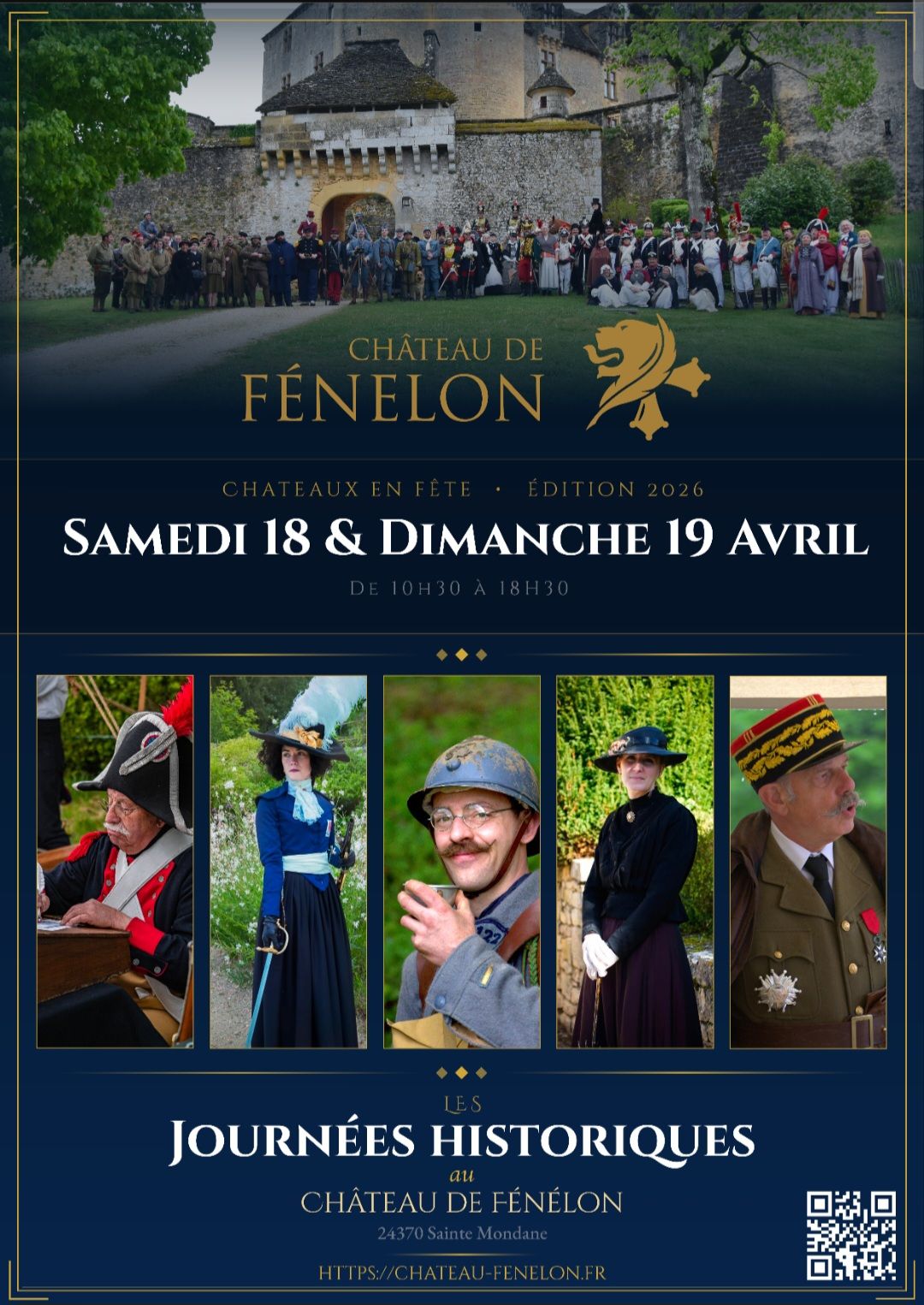 Châteaux en fête - Château de Fénelon : Reconstitution multi époques