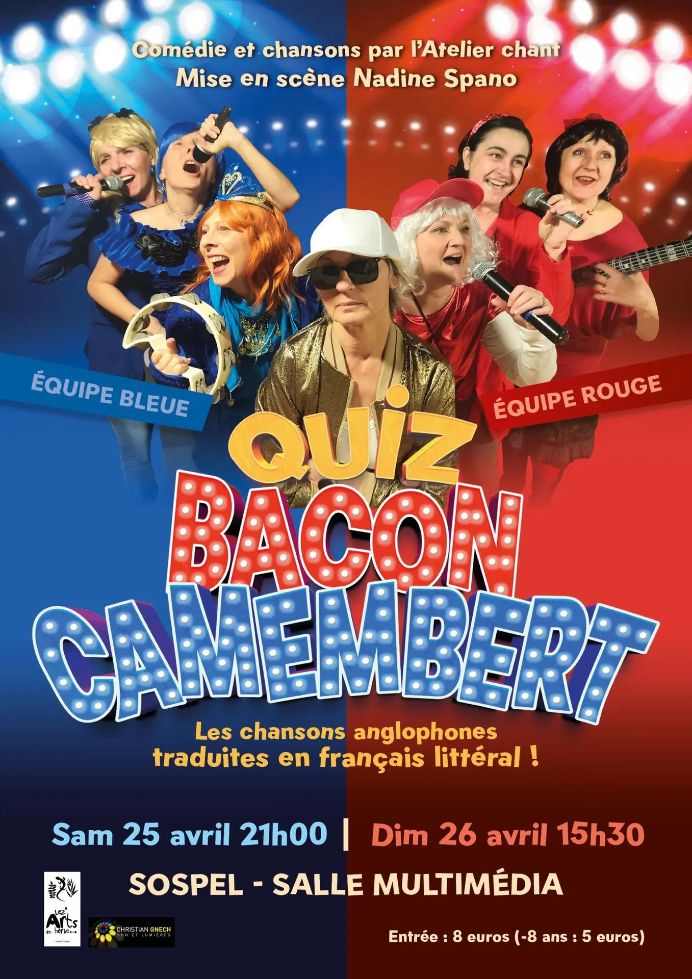 Spectacle musical "Quiz bacon camembert"