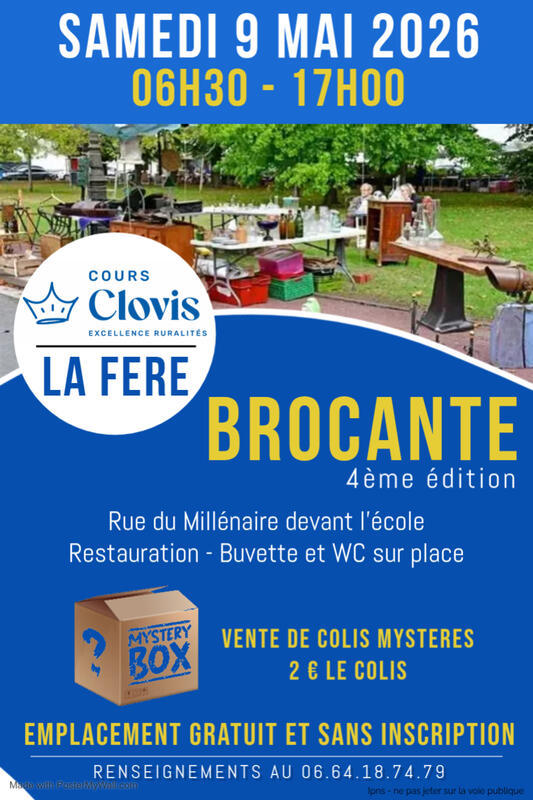 4ème brocante du cours clovis