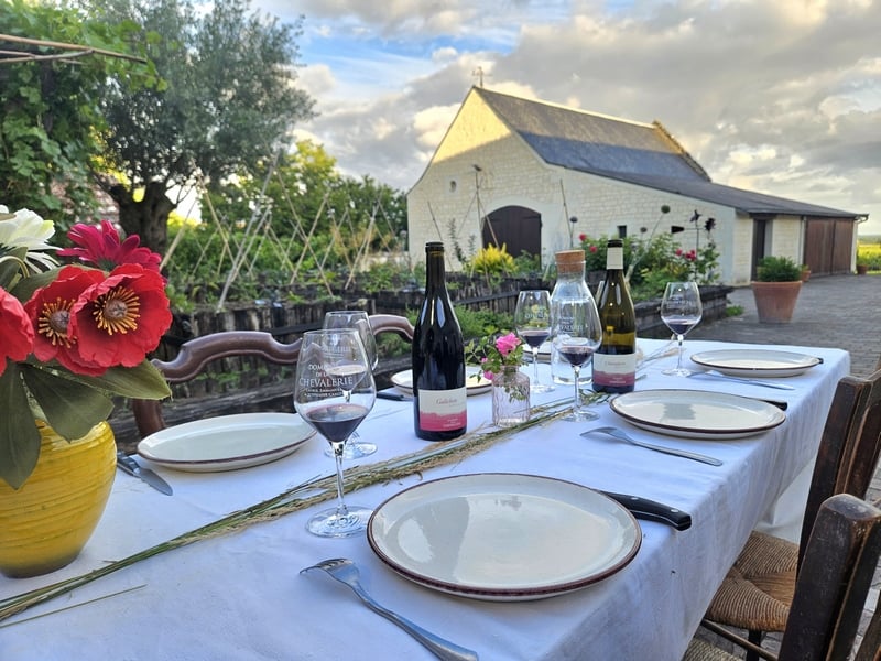 À table avec le vigneron au Domaine de la Chevalerie