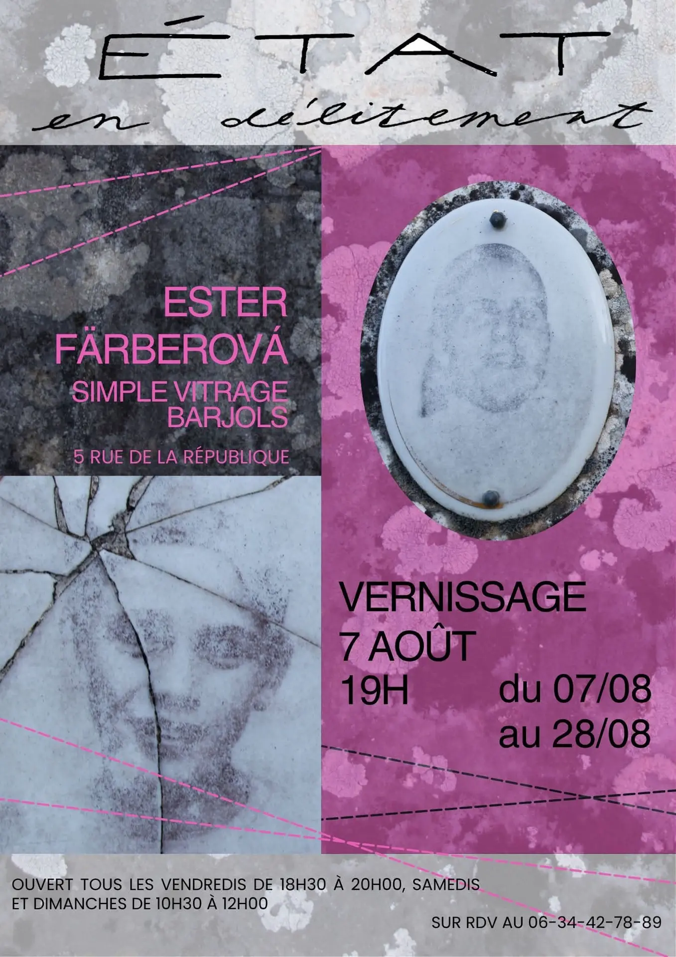 Vernissage de l'exposition : Etat de délitement