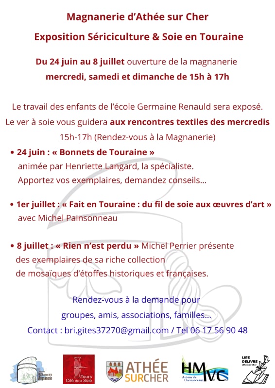 Exposition Sériciculture & soie en Touraine