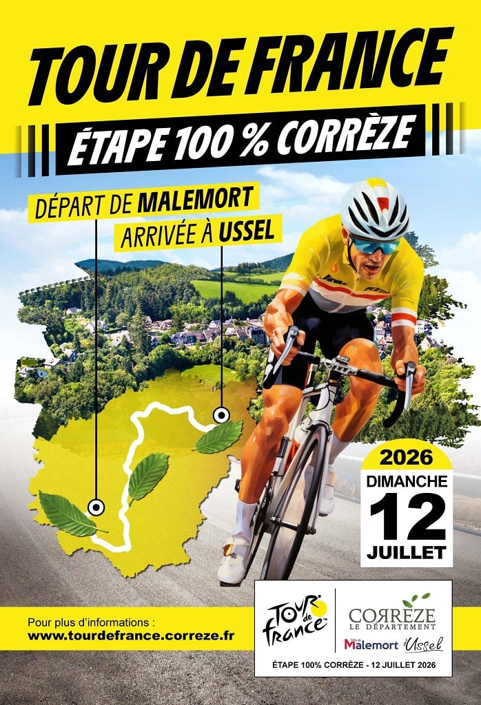 Tour de France 2026 : passage sur l'étape 100% Corrèze !