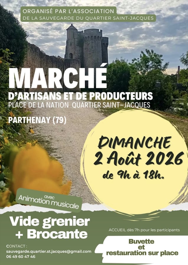 Marché d'artisans et de producteurs - Vide grenier et brocante