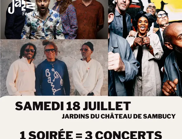 Soirée du Samedi 18 juillet|  Soirée de clôture| 3 Concerts : Prima Kanta (19h) + Poets of Forest (21h) + Arat Kilo feat. Mamani Keita & Mike Ladd (22h30)- Millau Jazz Festival
