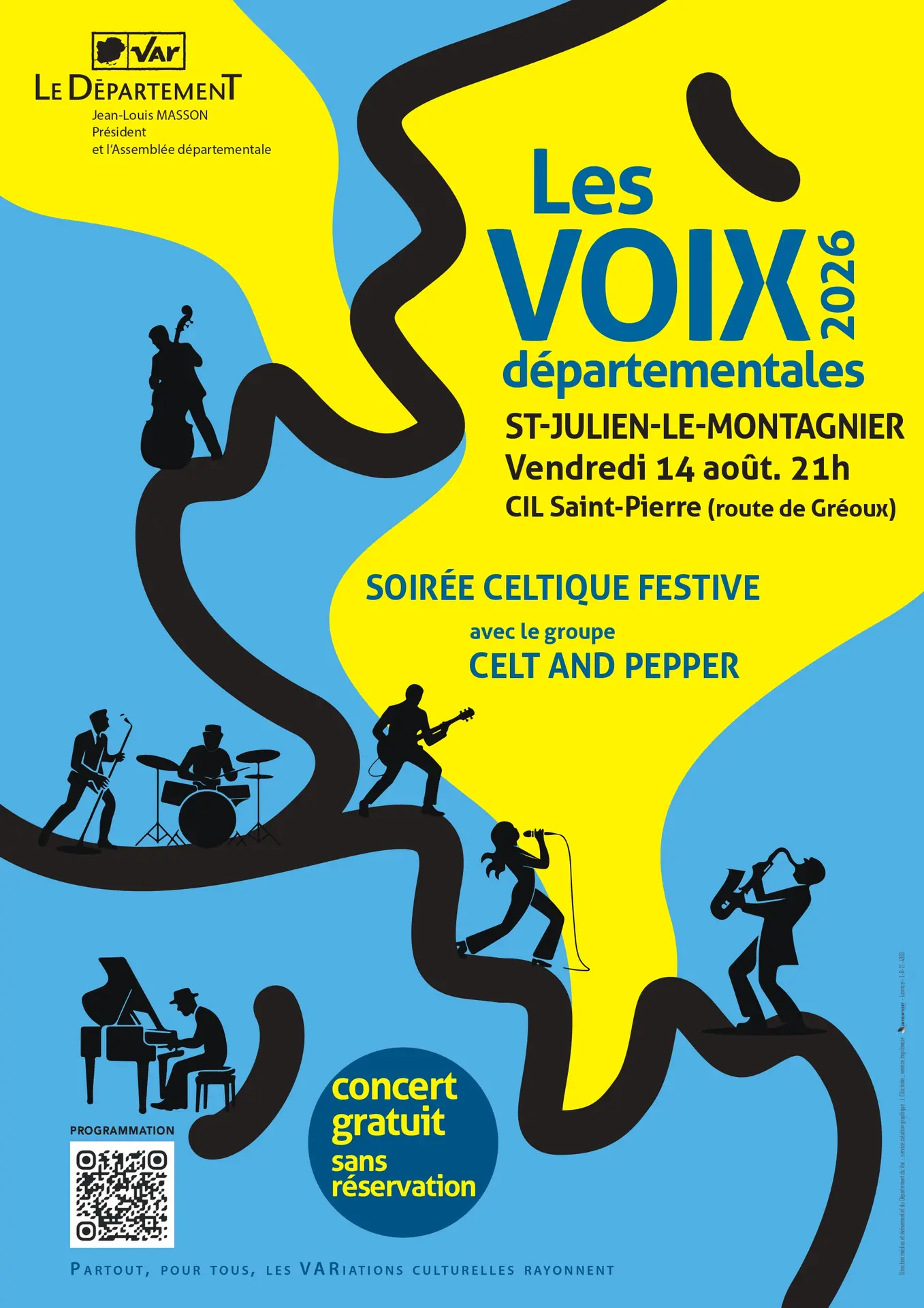 Concert : Celt and pepper - musique celtique | Les Voix départementales