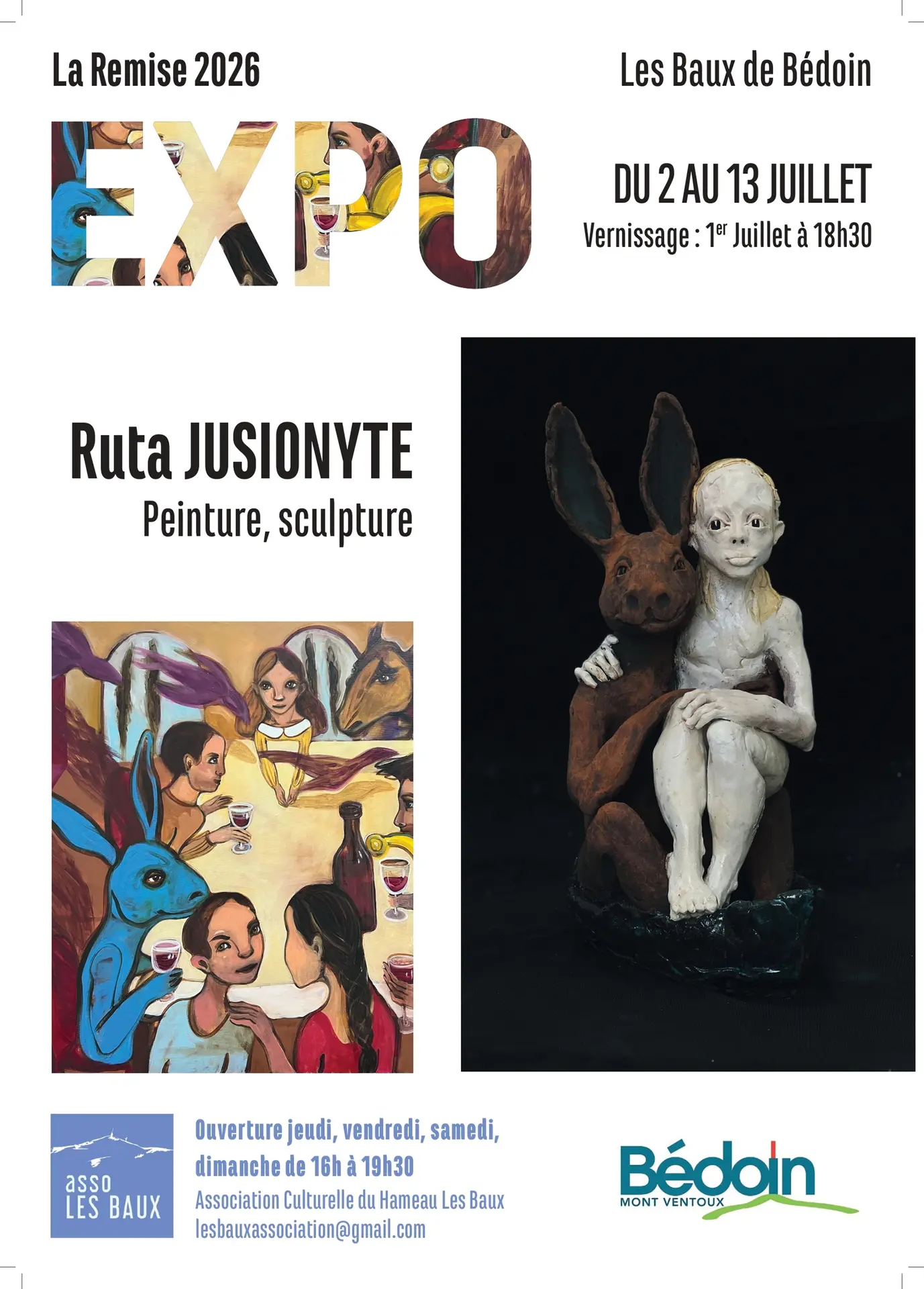 Exposition de Ruta Jusionyte - Peintures & Sculptures