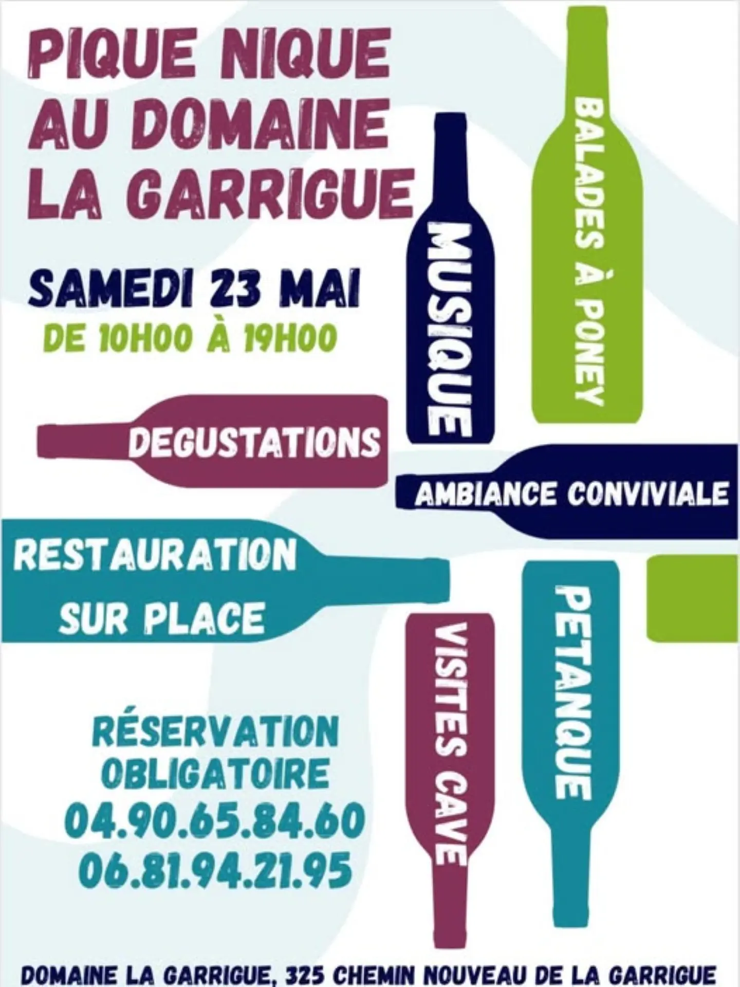 Pique-nique au domaine La Garrigue