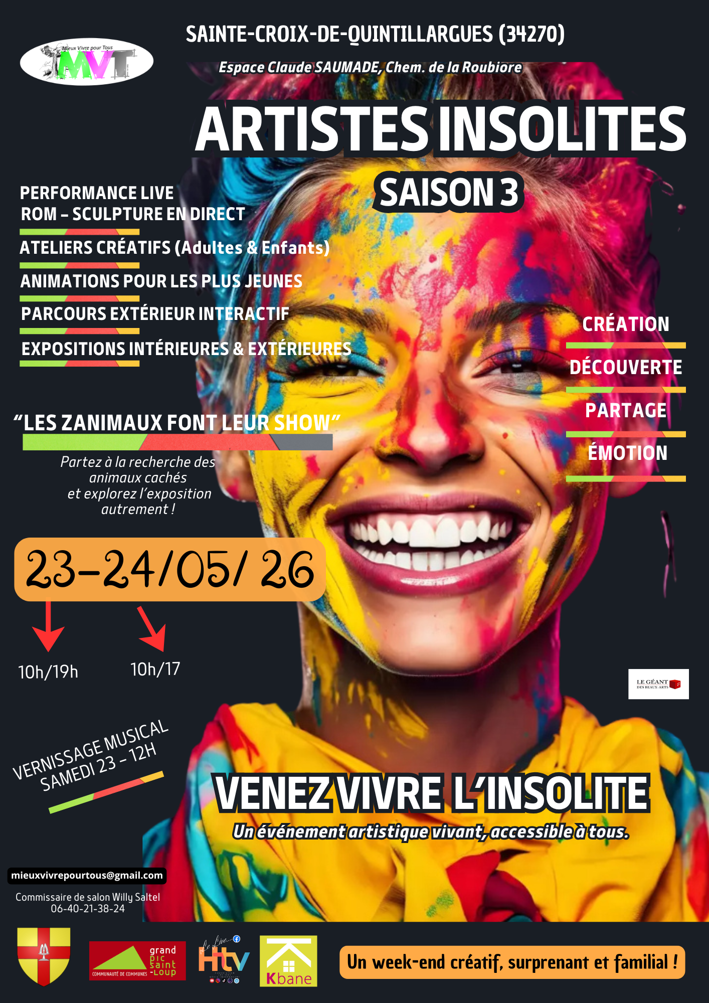 3ÈME ÉDITION "ARTISTES INSOLITES