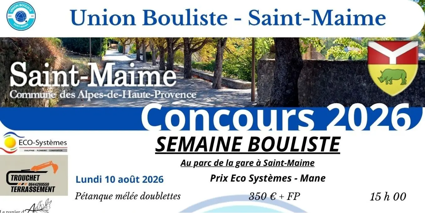 Semaine Bouliste à Saint-Maime