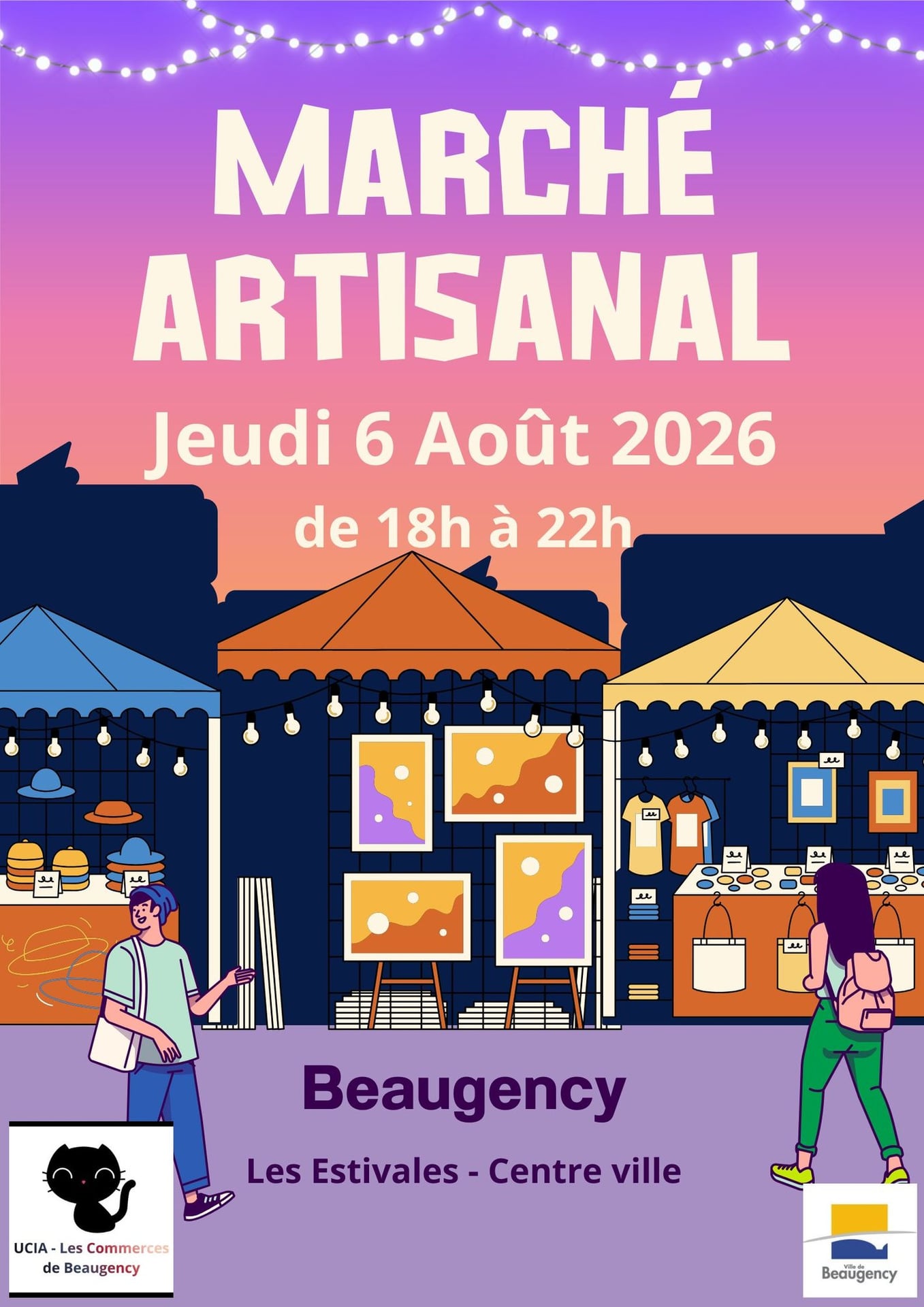 Marché artisanal nocturne