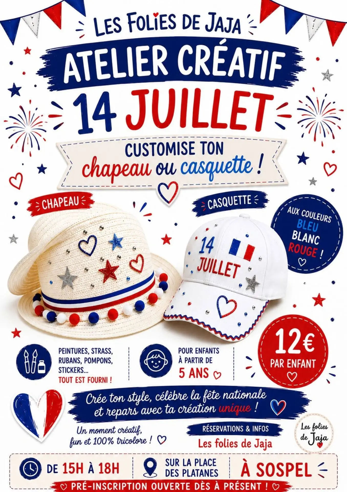 Atelier créatif 14 juillet
