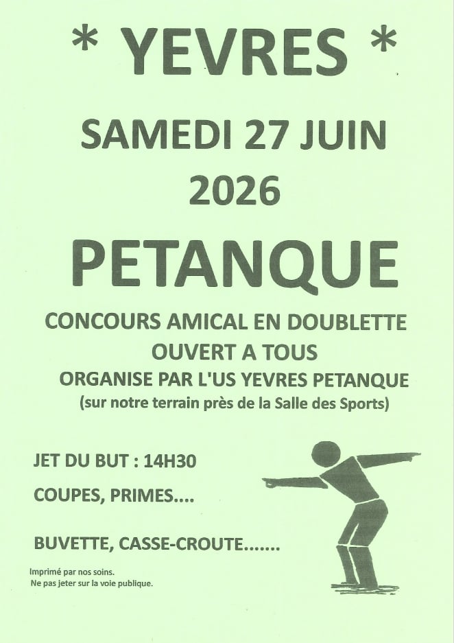 Concours de Pétanque