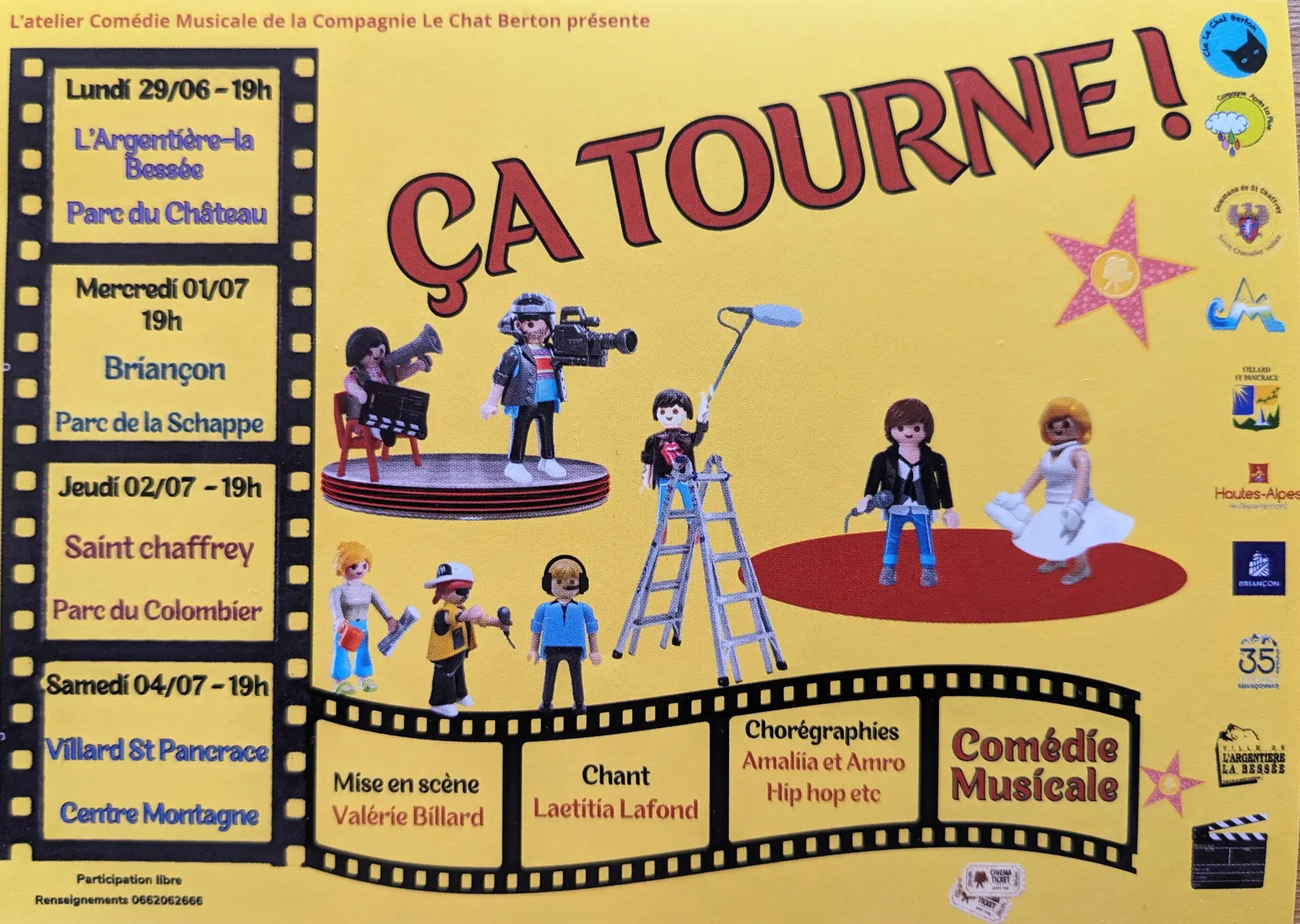 "Ça tourne ", comédie musicale au Centre Montagne