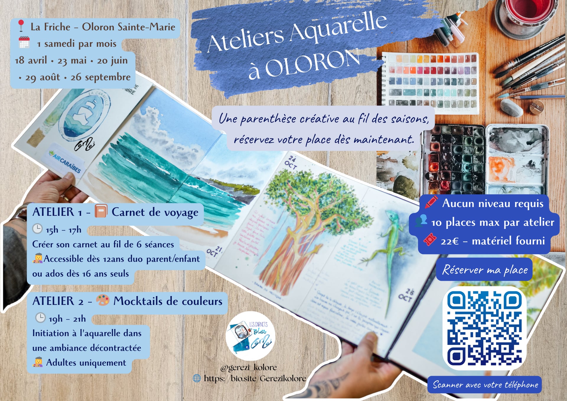 Atelier : Carnet de voyage