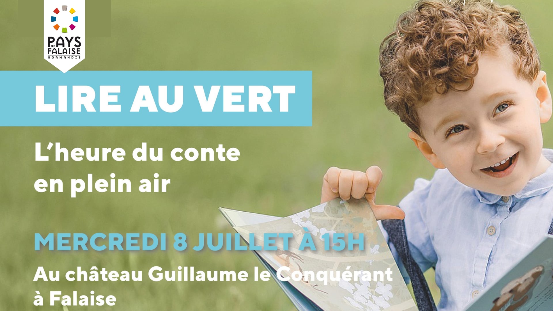 LIRE AU VERT, L’HEURE DU CONTE EN PLEIN AIR !