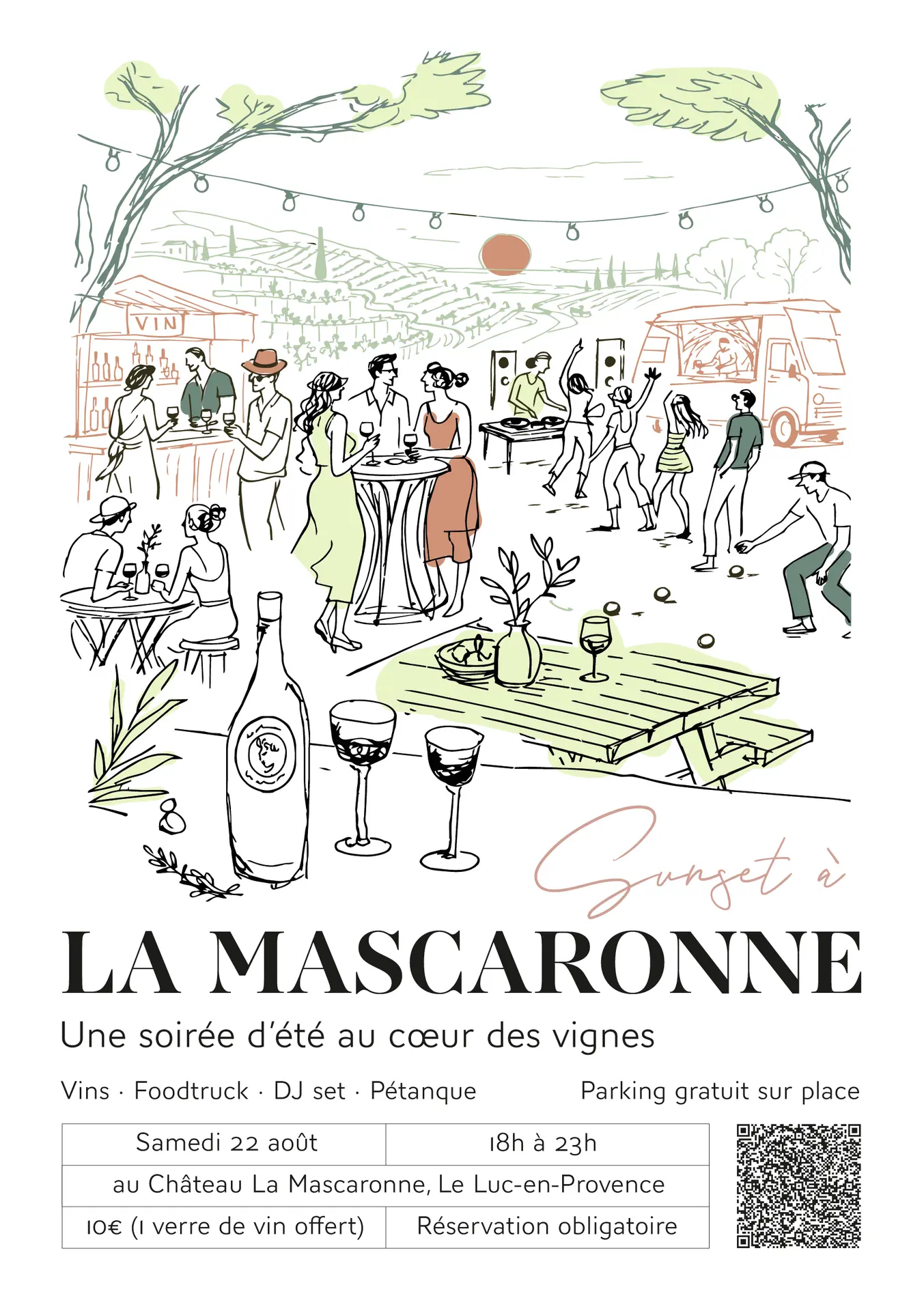 Sunset à La Mascaronne