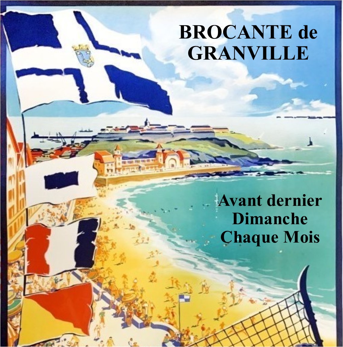 Marché à la Brocante de Granville - Juillet