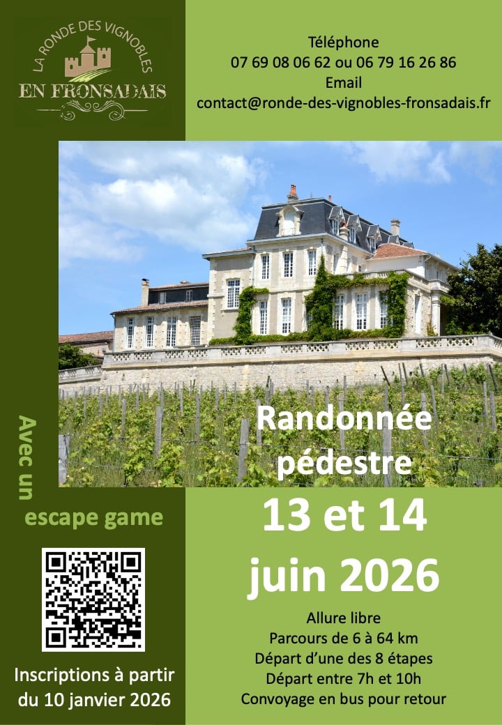 La Ronde des Vignobles en Fronsadais