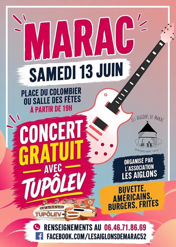 Concert de Tupolev à Marac
