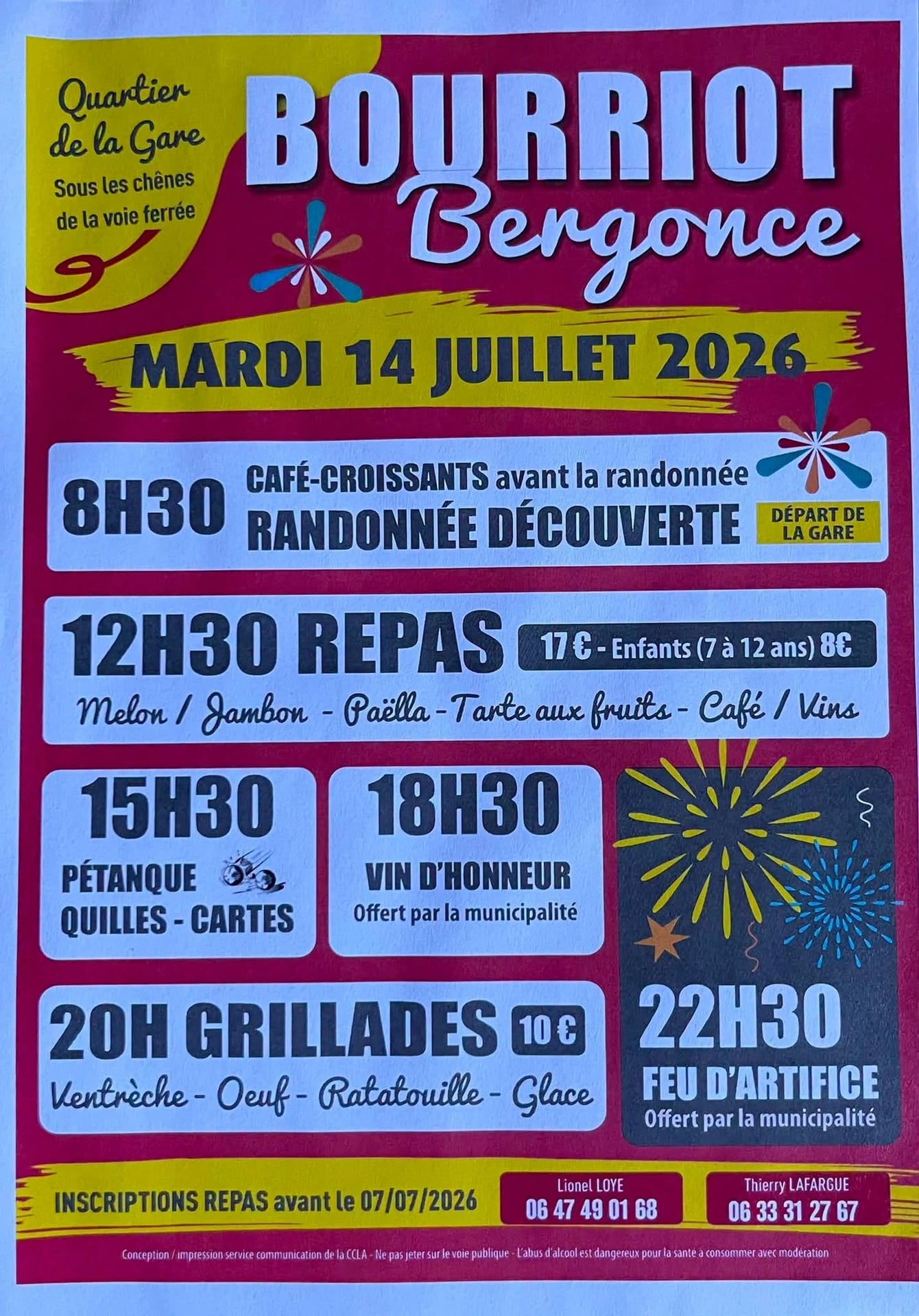Le Quartier de la Gare fête le 14 Juillet