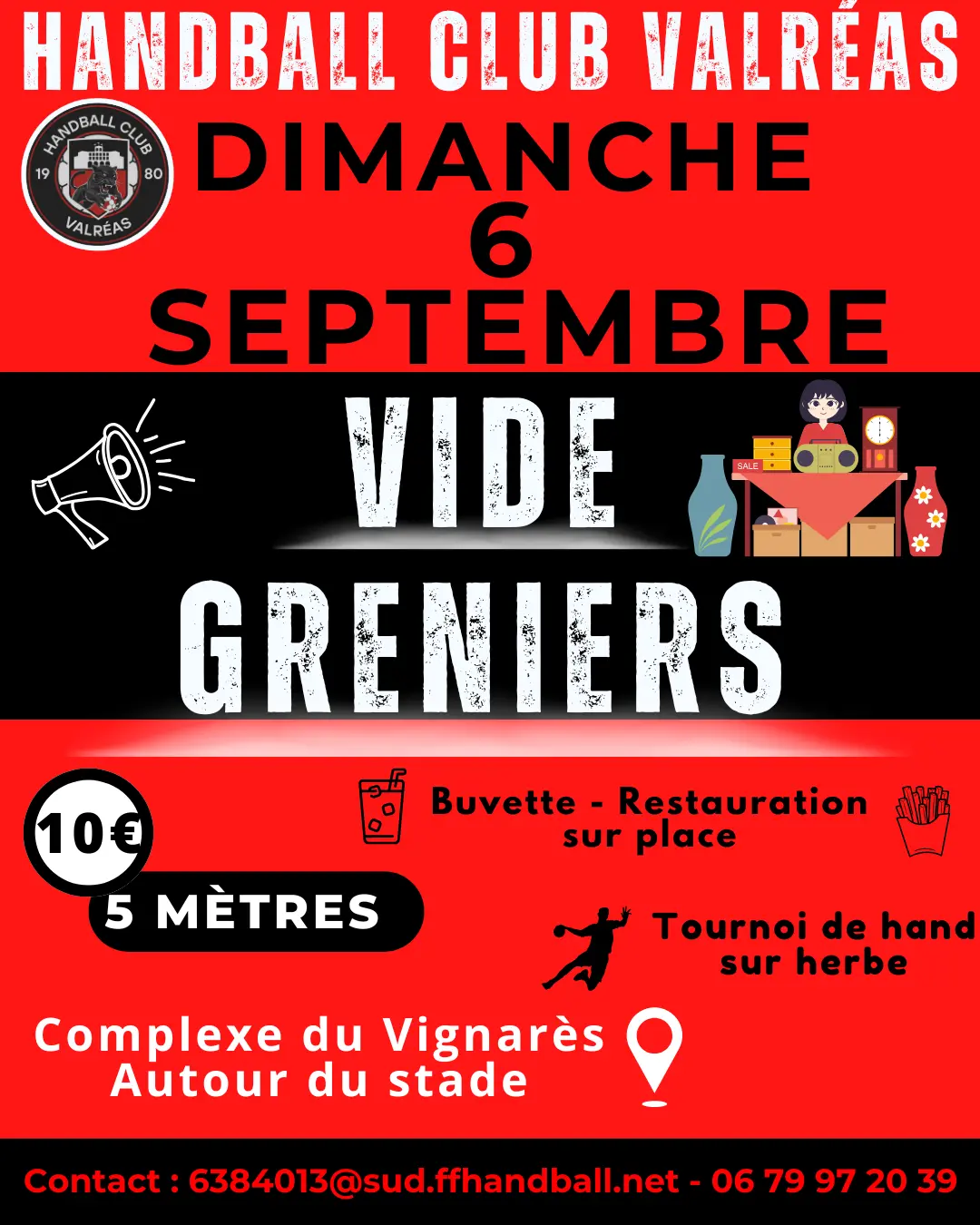 Vide-greniers du HandBall Club Valréas (HBCV)