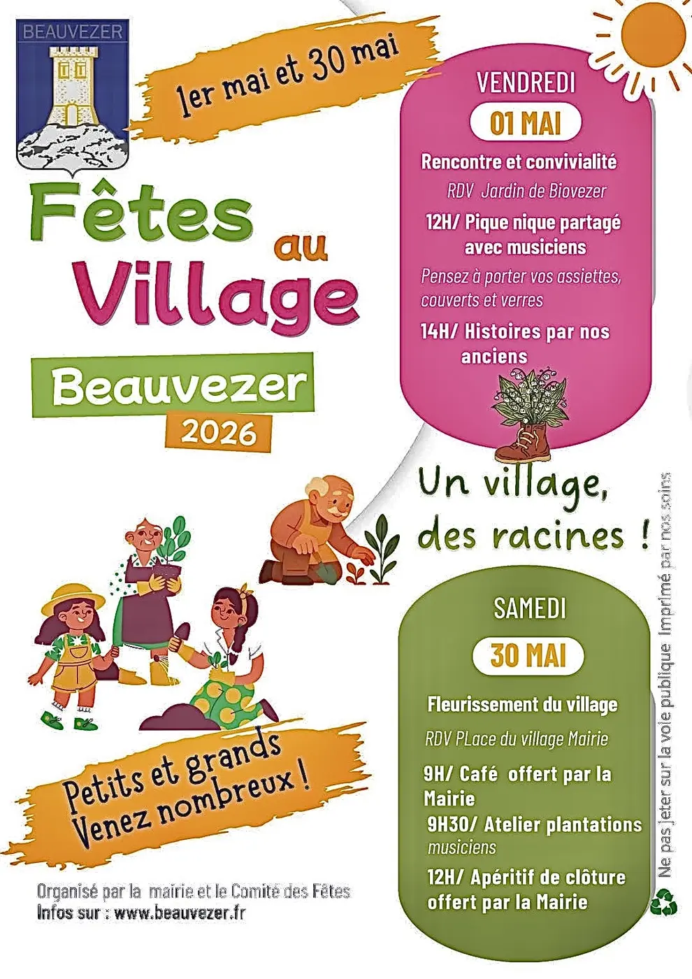 Fleurissement du village