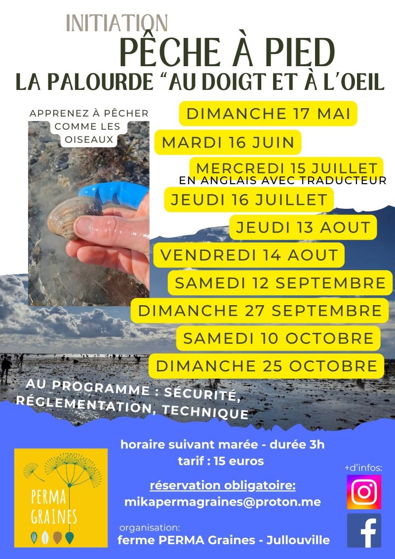 Initiation pêche à pied au doigt et à l'oeil