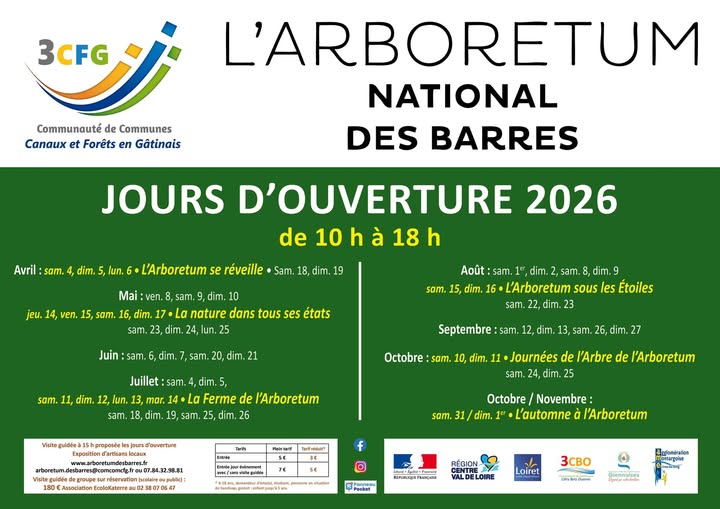 Visite guidée de l'Arboretum des Barres