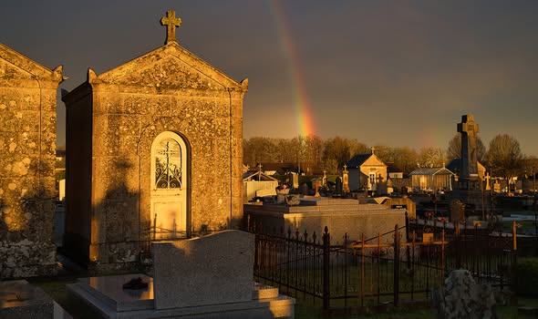 Visite du cimetière de Châteauponsac
