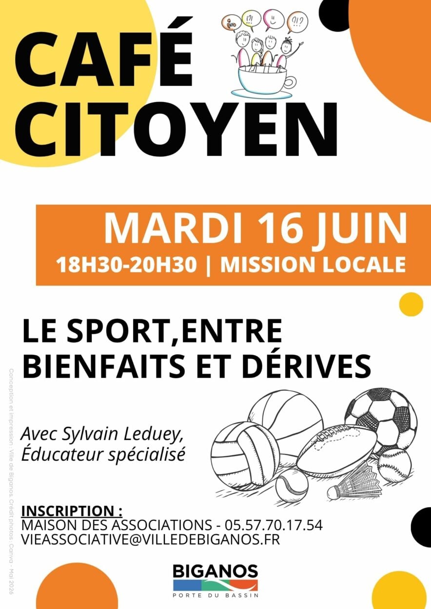 Café citoyen : le sport, entre bienfaits et dérives