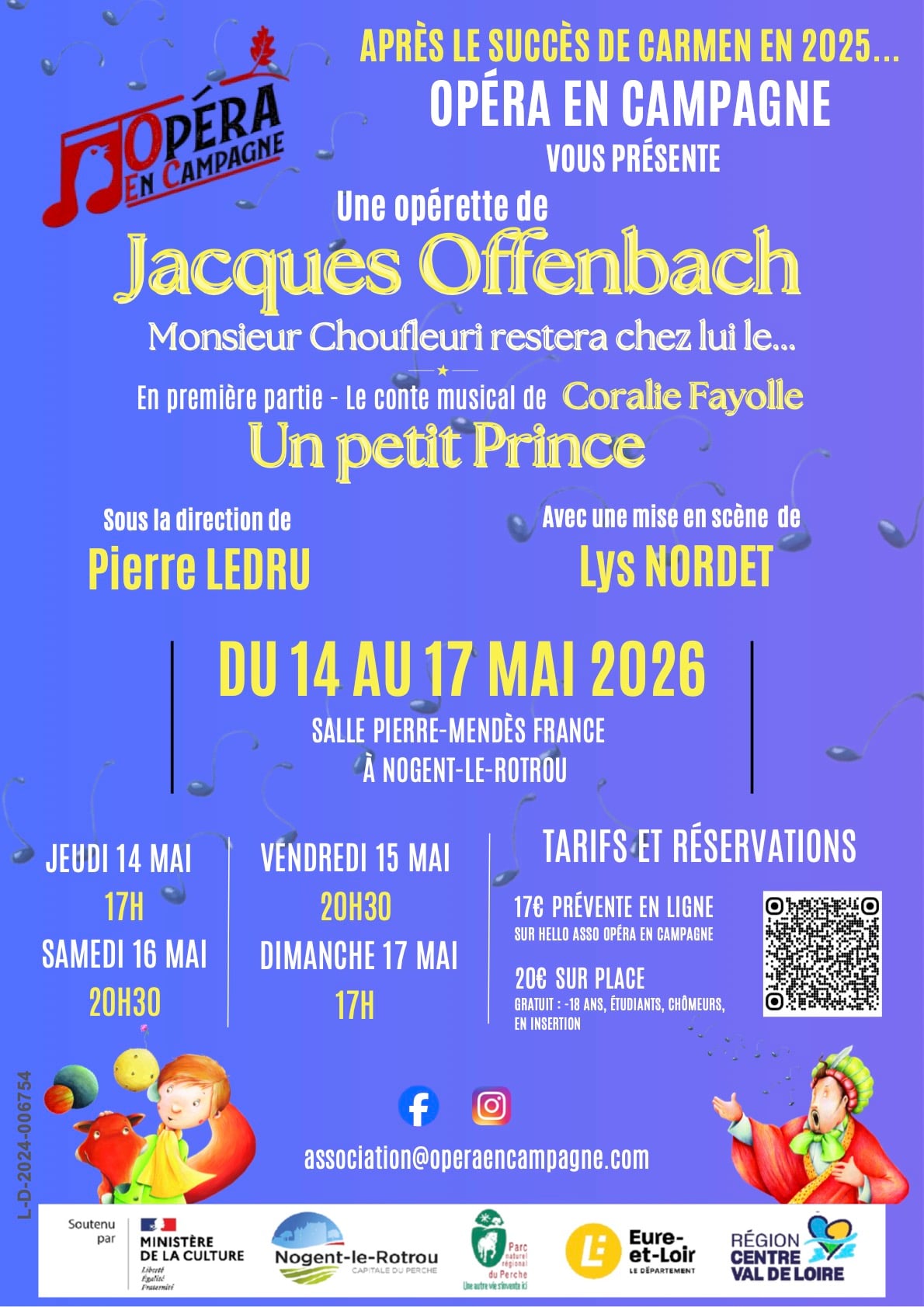Opérette "Monsieur Choufleuri restera chez lui le..."