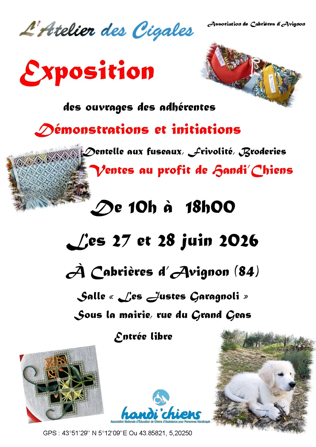 Exposition de L'Atelier des Cigales
