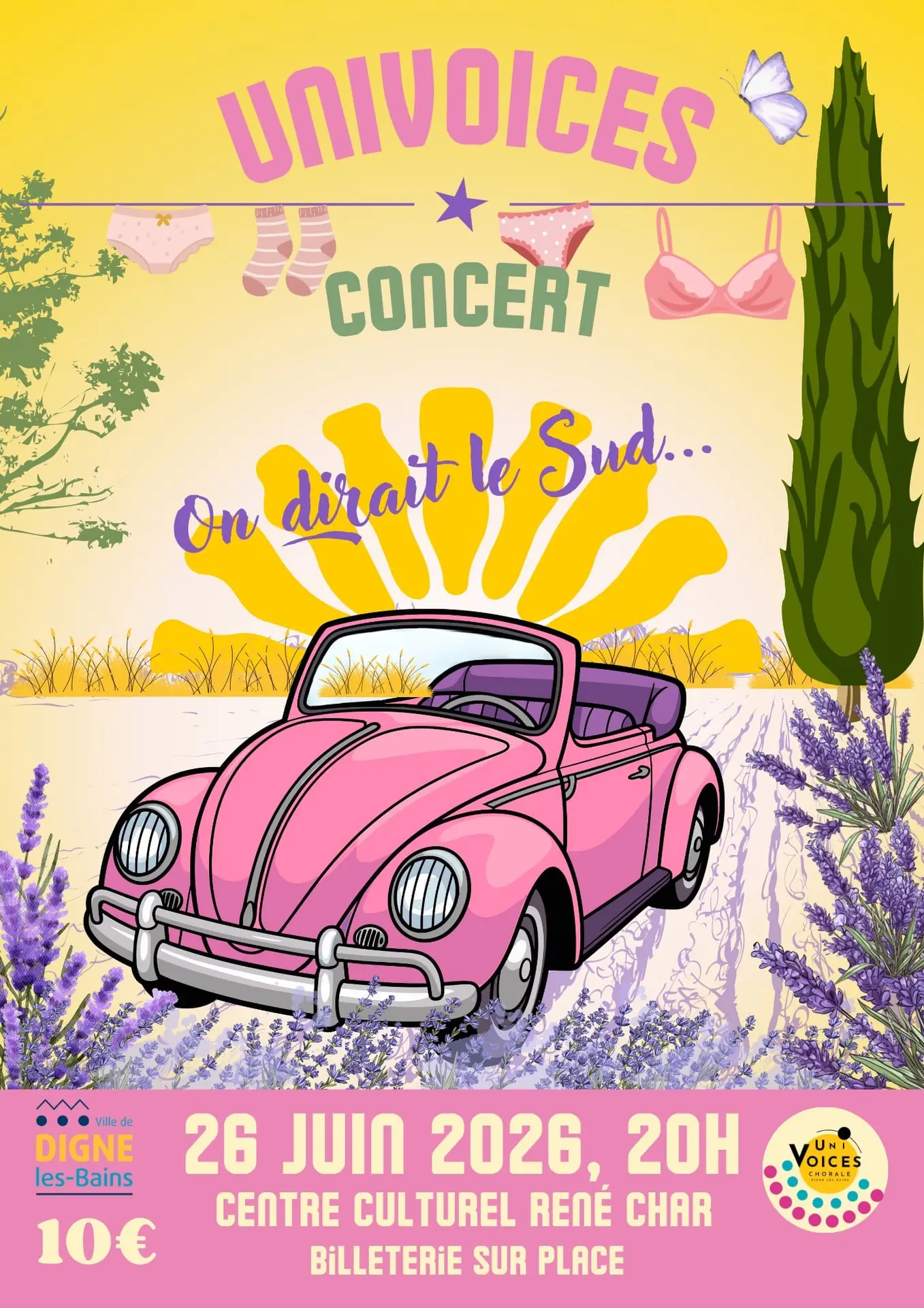 Chorale Univoices – Concert "On dirait le Sud"