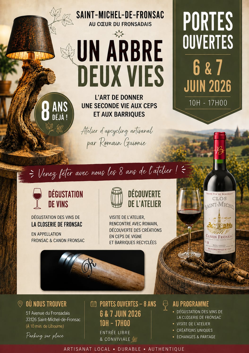 Portes ouvertes : "Un arbre deux vies"