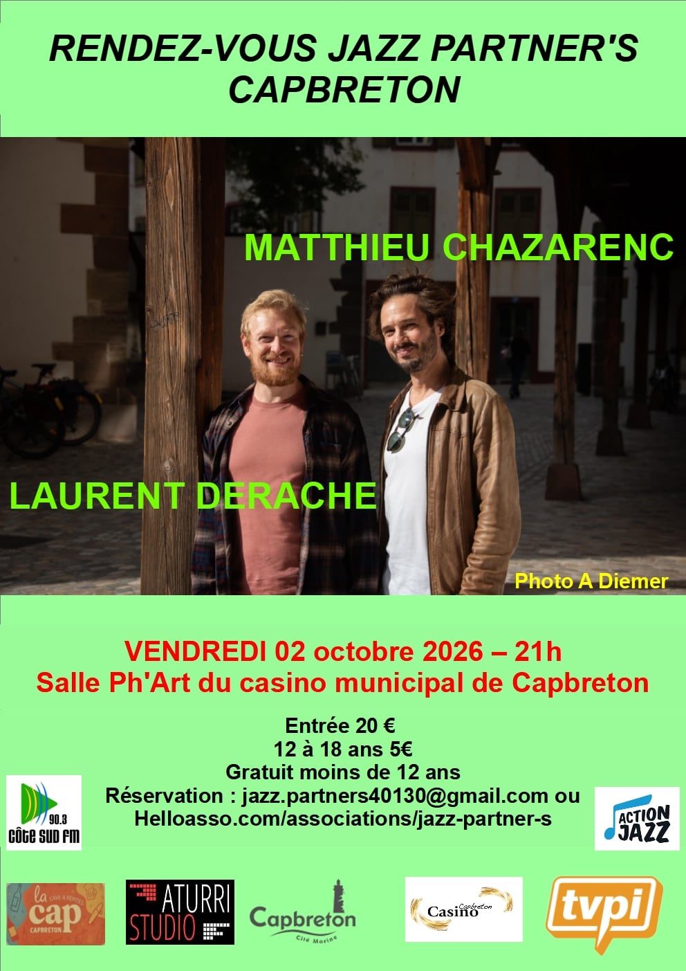 Jazz Partner's : Matthieu CHAZARENC / Laurent  DERACHE