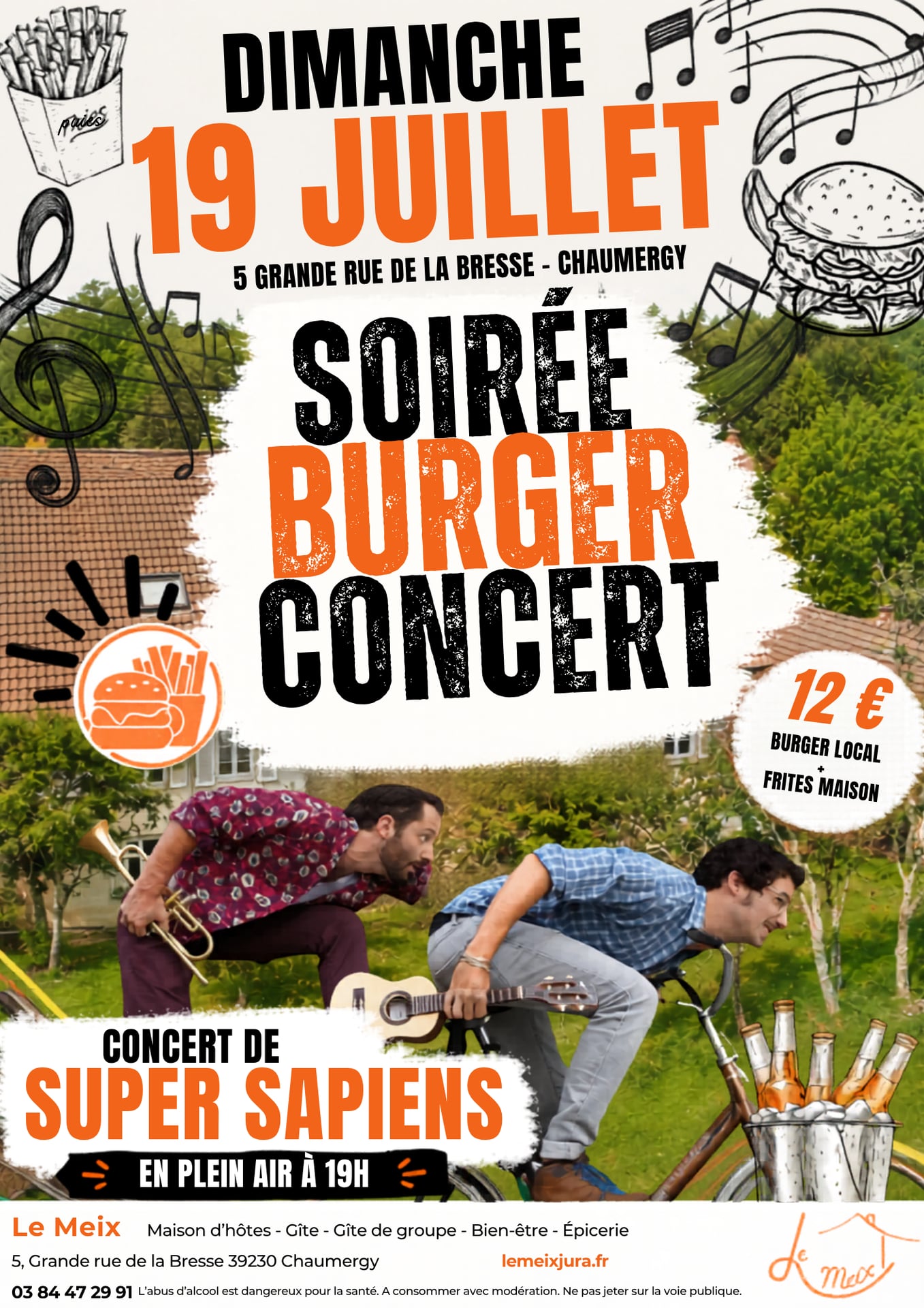 Burger Concert au Meix