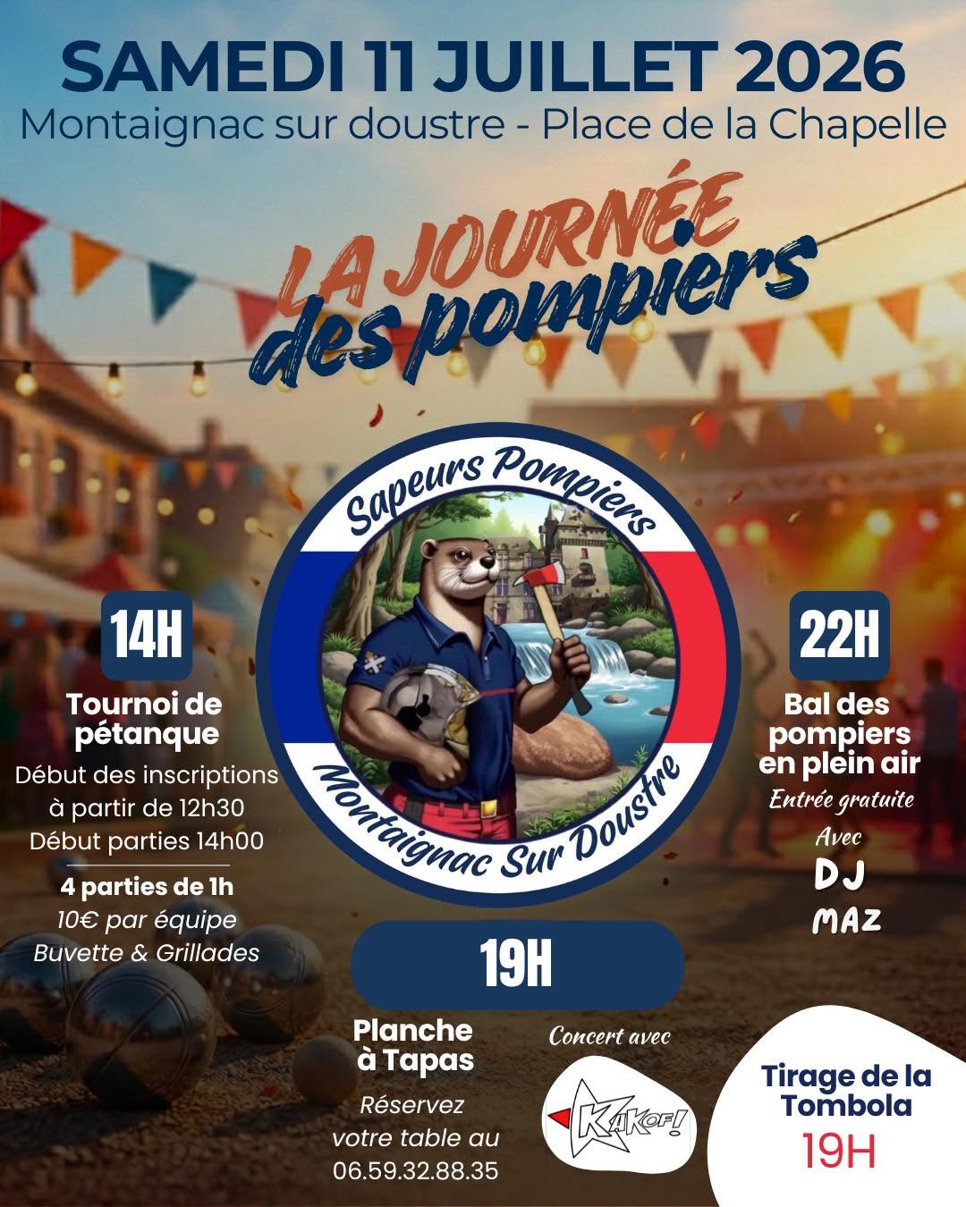 Bal des pompiers & repas
